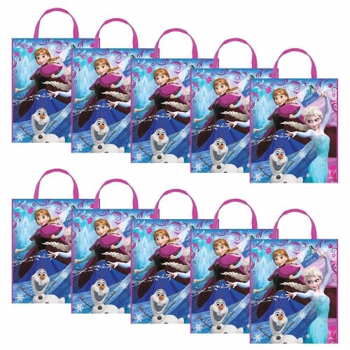 Plastic Disney Frozen Favor Bag - Pack of 10