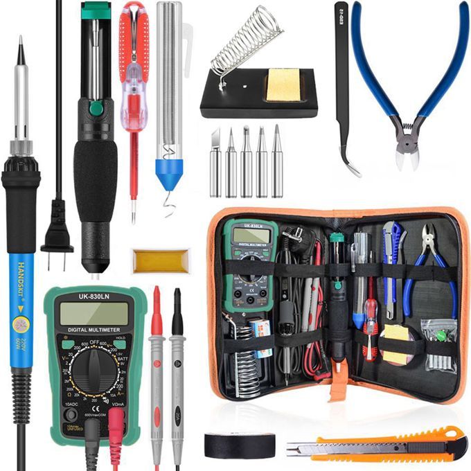 60W Digital 200-450℃ Temperature Adjustable Soldering Iron