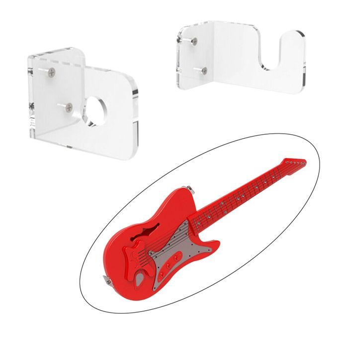 2pcs Acrylic Swing Guitar Hanger Holder Stand For Violins Mandolins