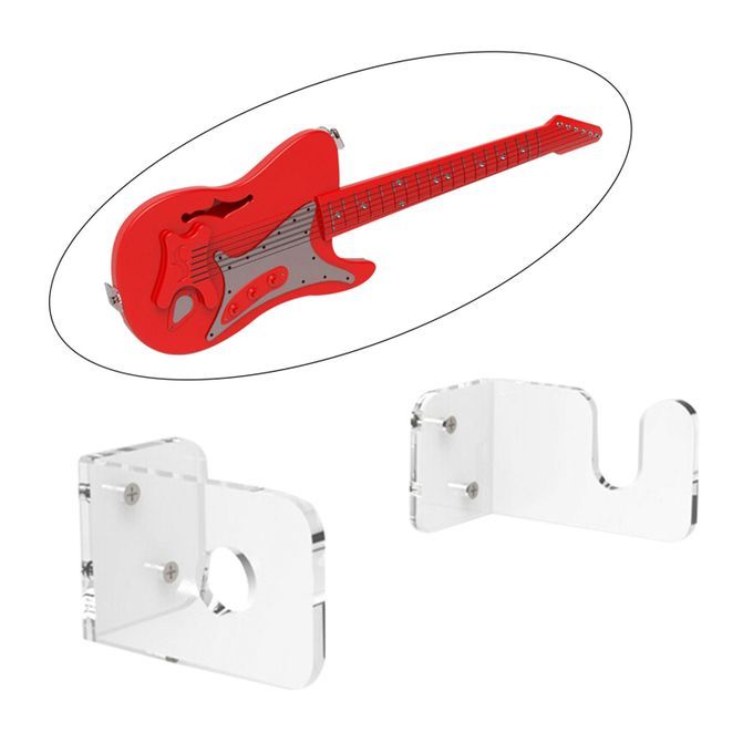 2pcs Acrylic Swing Guitar Hanger Holder Stand For Violins Mandolins