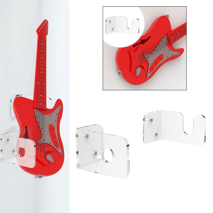 2pcs Acrylic Swing Guitar Hanger Holder Stand For Violins Mandolins