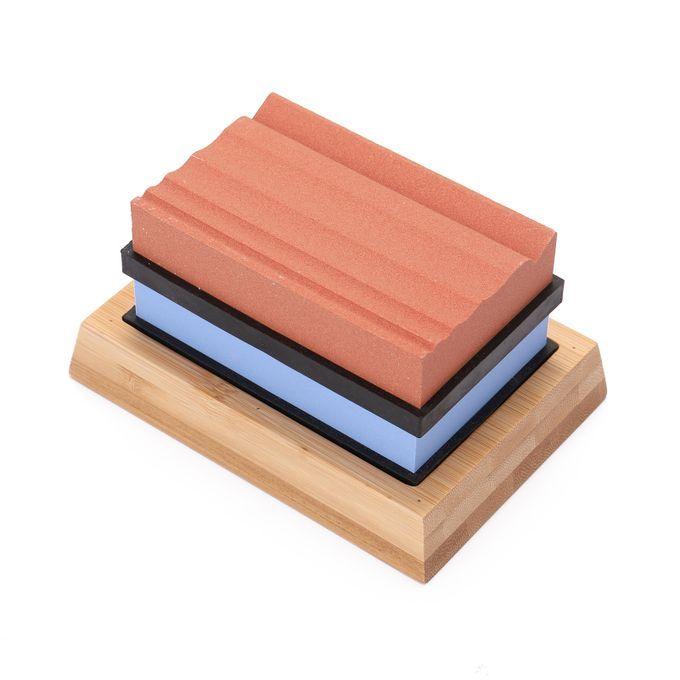 400#/1000# Grit Premium Whetstone Grooved Cut Sharpening