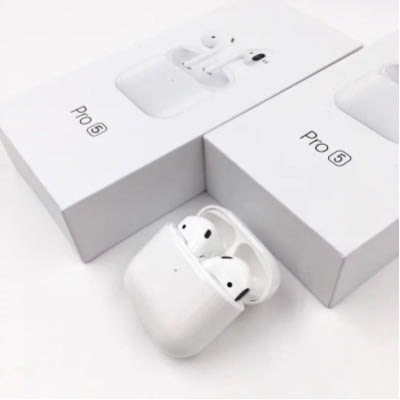 Pro 5 Bluetooth Earphones - Noise Reduction  - White