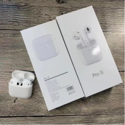 Pro 5 Bluetooth Earphones - Noise Reduction  - White