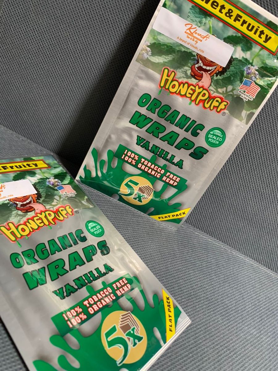 Honey Puffs Hemp Wraps( 5 Sheets )