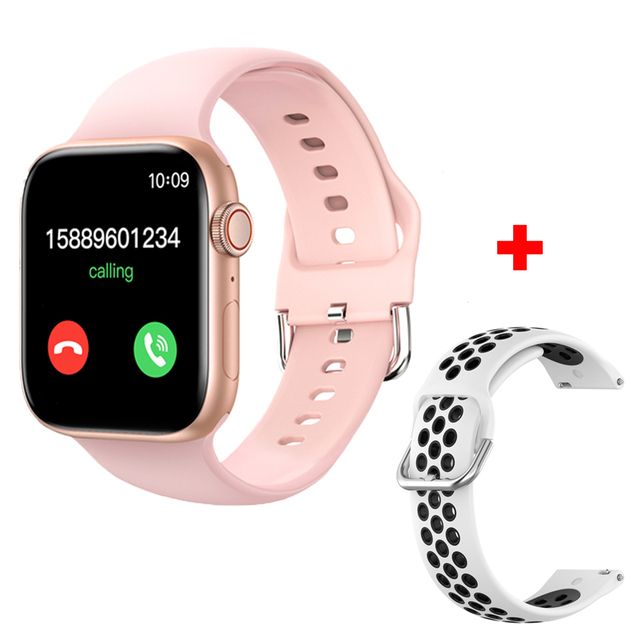 13 Pro T800 Smartwatch 1.72 Inch Bluetooth Call DIY Dail Fitness Bracelet Smart Watch Men Women PK W46 W56 Series 6(#pink Add Stap3)
