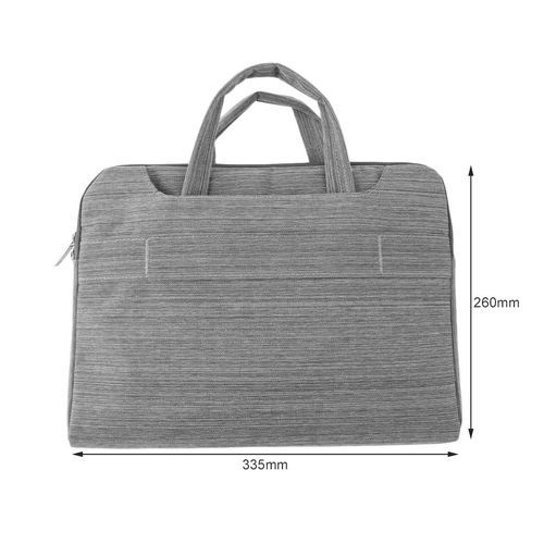 Zi Ered Soft Sleeve  Arry Bag  Ase Handbag For 13 In H Notebook Laptop-denim Gray