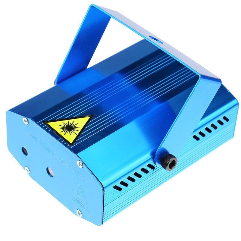 Mini Red-Green Moving Party Laser Stage DJ Light Projector (Blue)