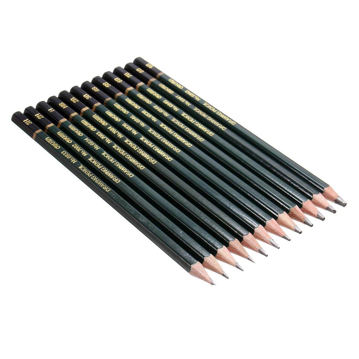 Daler Rowney Artists Sketching Graphic Pencils (Tin Of 12) For Drawing Artist