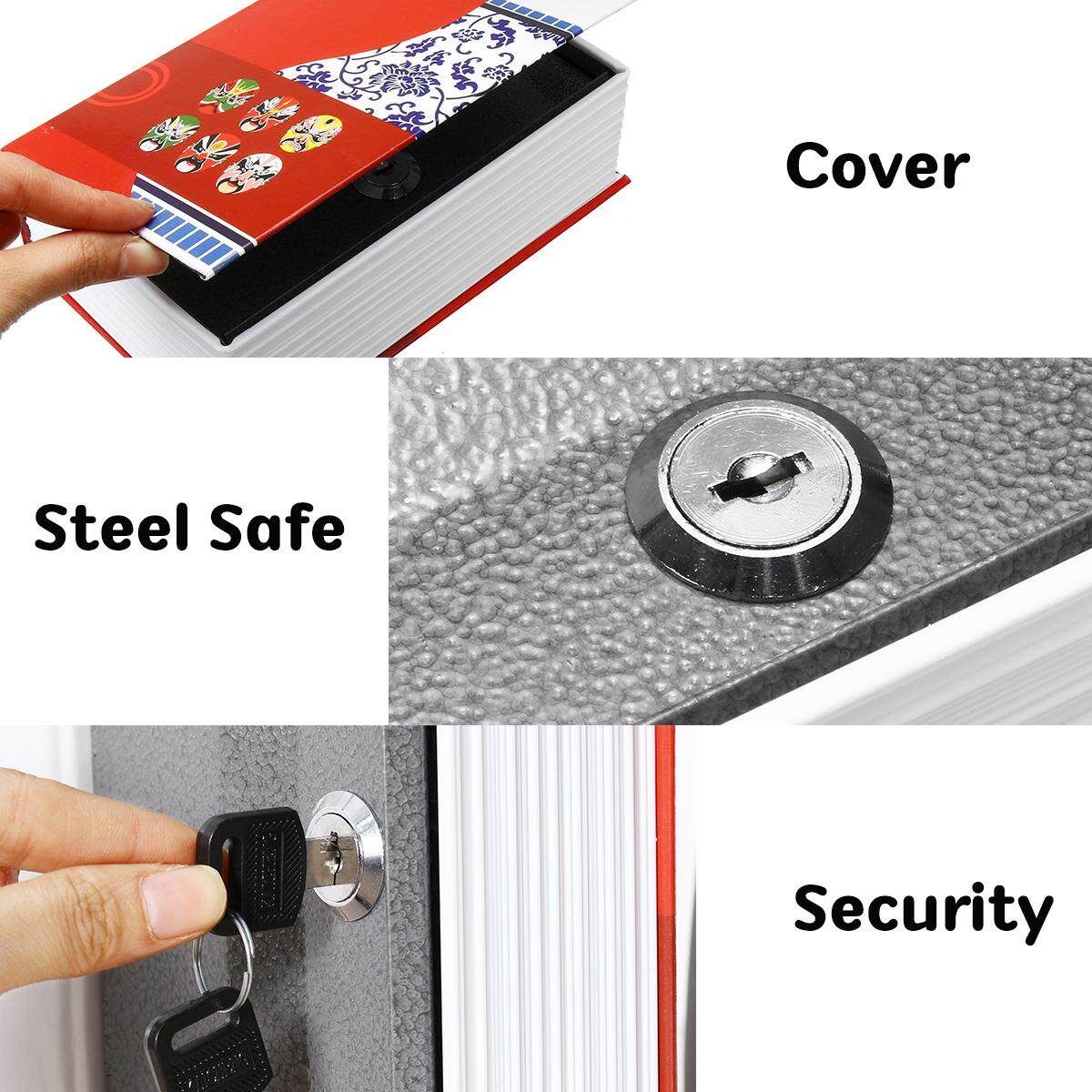 Dictionary Key Lock Book Money Cash Jewellery Secret Hidden Security Box