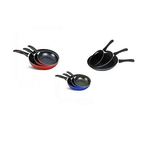 Pot + Frying Pan + Kettle + Table Spoon And Knife Set Bundle