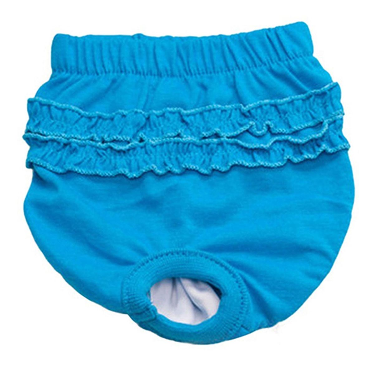 Pet Sanitary Panties Protective Reusable Pants Cotton-Blue