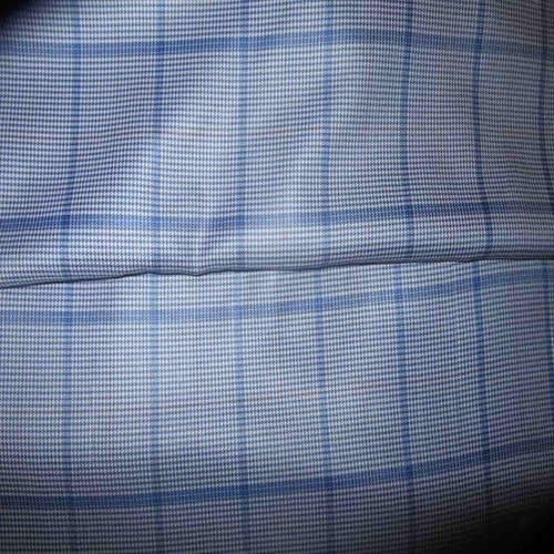 Check Patterned Cashmere Fabric 4 Yards