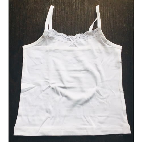 Girls Lace Strappy Vest - 3Pieces
