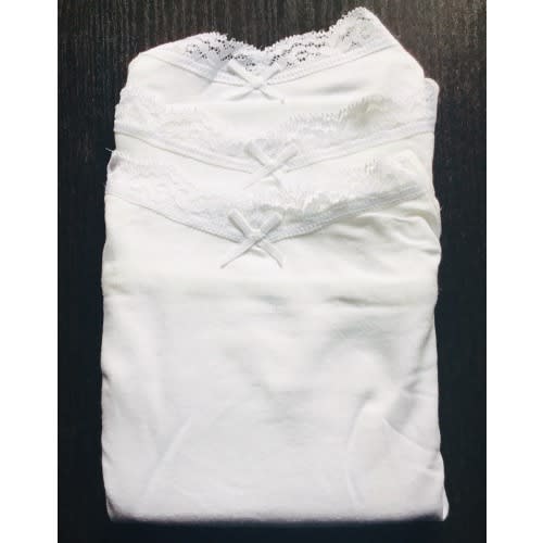 Girls Lace Strappy Vest - 3Pieces