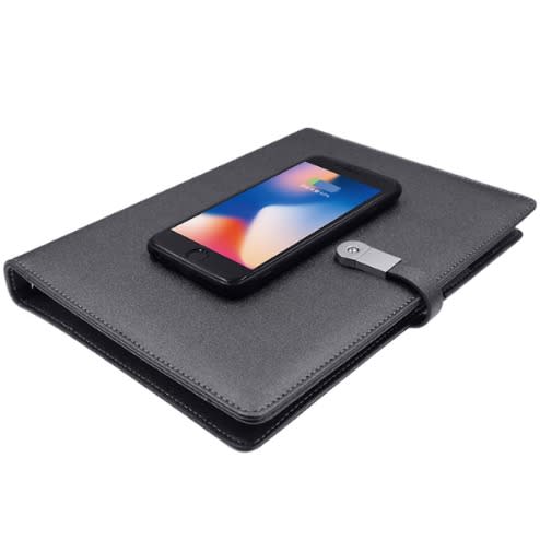 Osengua Powernote Multi-functional A5 Leather Covered Organizer Powerbank + Flashdrive