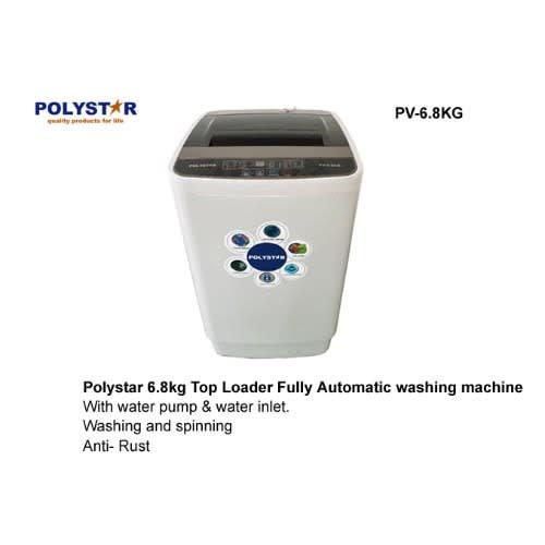 6.8kg Fully Automatic Top Loader Washing Machine, (wash & Spin Function)-  Pv-6.8kg