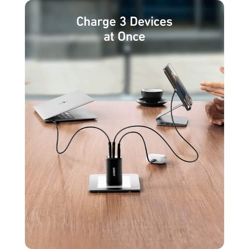 Anker PD Wall Charger - Power Iq 3.0 Battery Pack For MacBook Pro - 65w