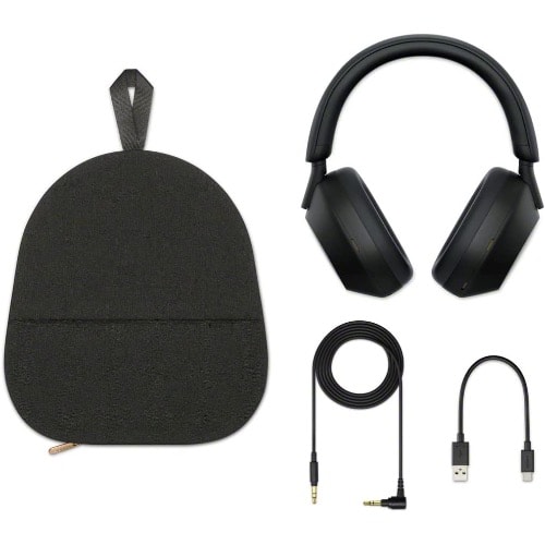 WH-1000XM5 Noise-canceling Wireless Over-ear Headphones & Auto Noise Canceling Optimizer - Black