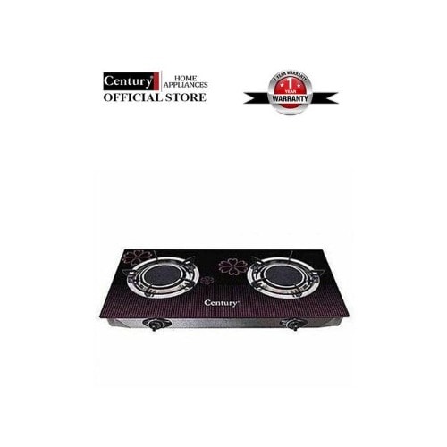 2 Burner Glass Table Top Gas Cooker Cgs 201-b.