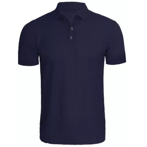 Men's Polo T-Shirt & Cap - Navy Blue