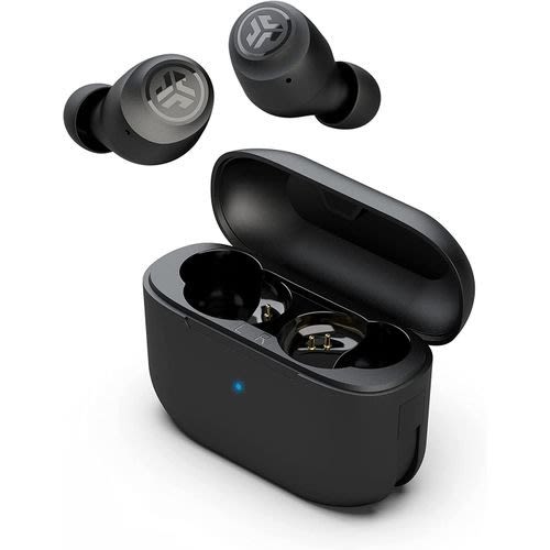 Go Air Pop True Wireless Bluetooth Earbuds + Charging Case - Black