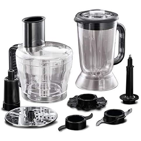 Desire Food Processor - 1.5 Litre Food Mixer With 5 Chopping, Slicing And Dough Attachment