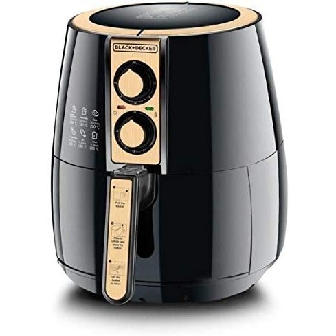 Black + Decker Rapid Air Convection Technology Air Fryer - 1500w - 4L