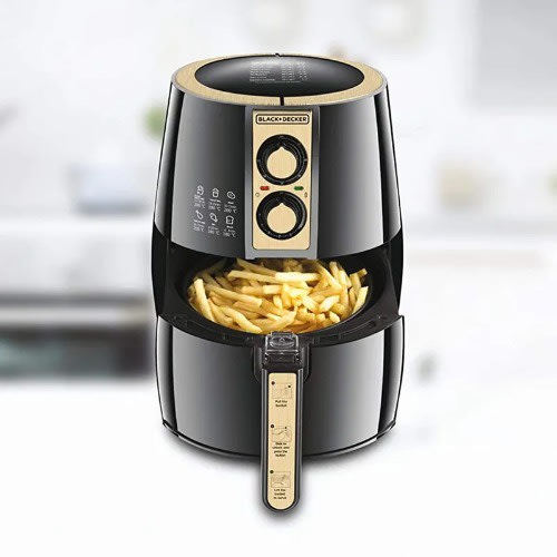 Black + Decker Rapid Air Convection Technology Air Fryer - 1500w - 4L