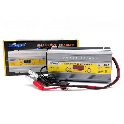 40a Battery Charger With Digital Display