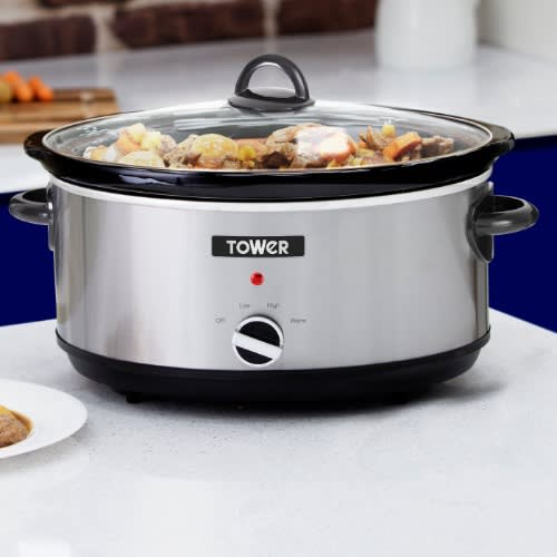 5.5L Slow Cooker With 3 Heat Setting 300W+