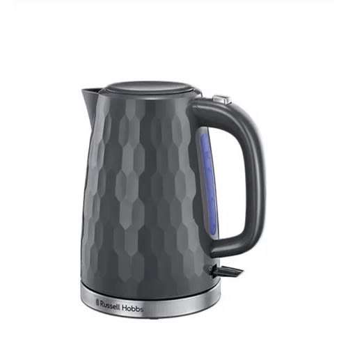 Honeycomb Grey Plastic Kettle