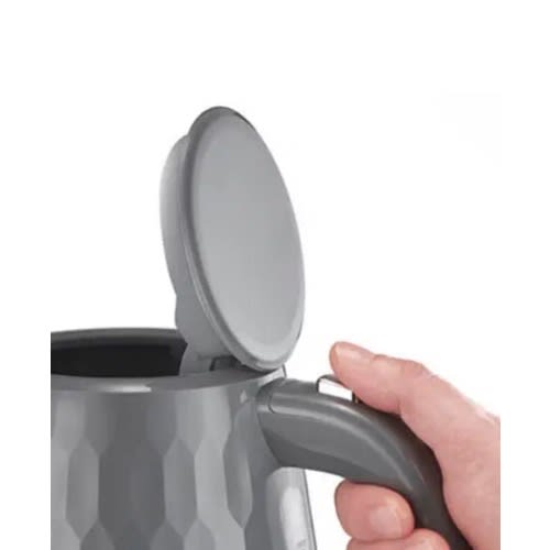 Honeycomb Grey Plastic Kettle