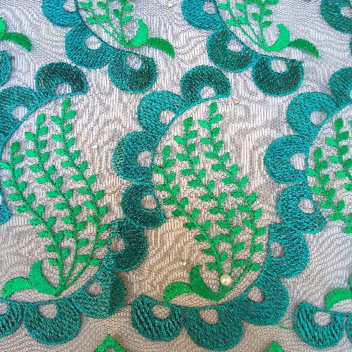 Net Cord Lace-5 Yards--Green---