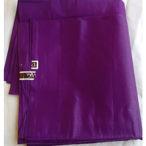 Purple Colour Plain Daviva – 6 Yards
