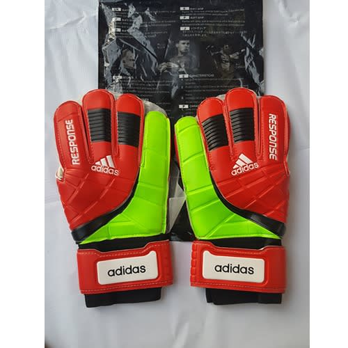 Response Firm Grip Goalkeeper Gloves - Red/lemon