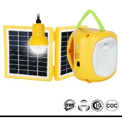 Solar Lighting Kit With Solar Charge-On