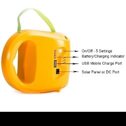 Solar Lighting Kit With Solar Charge-On