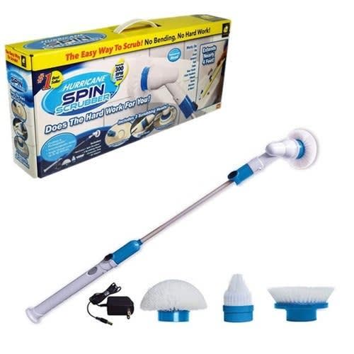 Hurricane Spin Scrubber Cordless Rechargeable Power Scrubber
