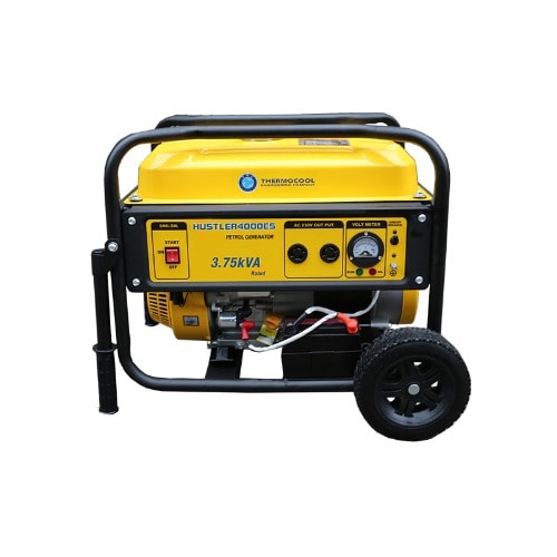 Single Phase Petrol Generator - 100% Copper Coil Hustler - 4000es - 3.75kva/3.0kw