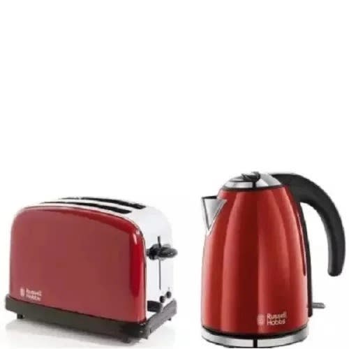 2 Face Toaster & Electric Kettle Bundle