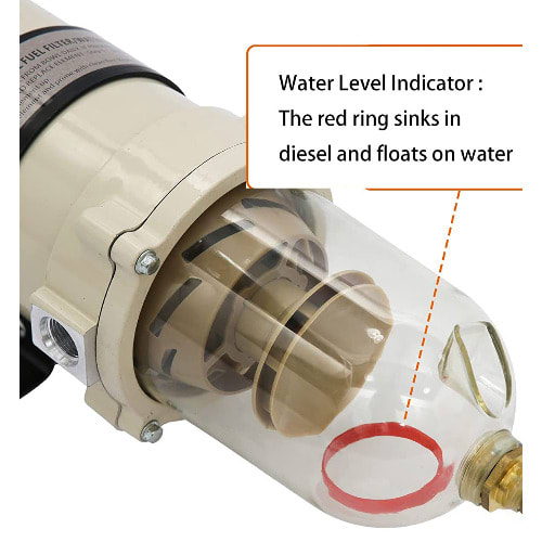 Diesel Fuel - Water Filter Separator Equivalent 1000 Series - Fg/Fh/Mp