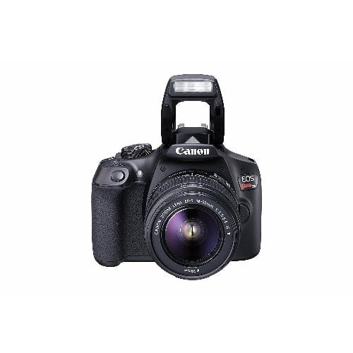Eos Rebel T6 Digital Slr Camera With Ef-s 18-55mm F/3.5-5.6 Is Ii Lens - Black