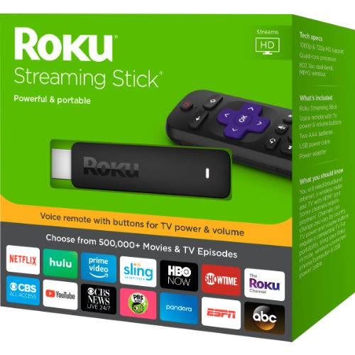 Streaming Stick Power-packed Player With Voice Remote - Tv Power And Volume