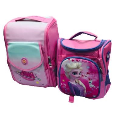 Princess High Quality School Bag And Lunch Bag