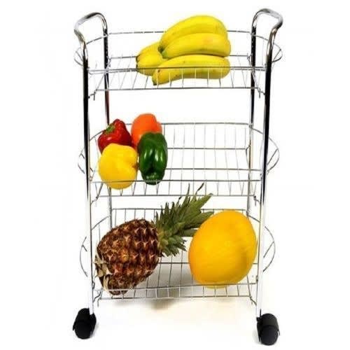 Golden King 3 Tier Trolley Storage Rack