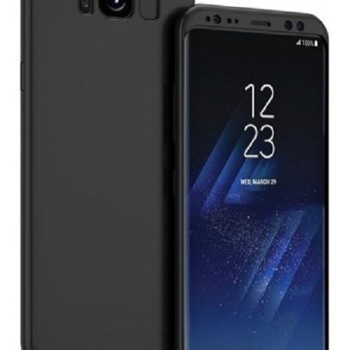 Silicone Back Case For Galaxy S8 - Black
