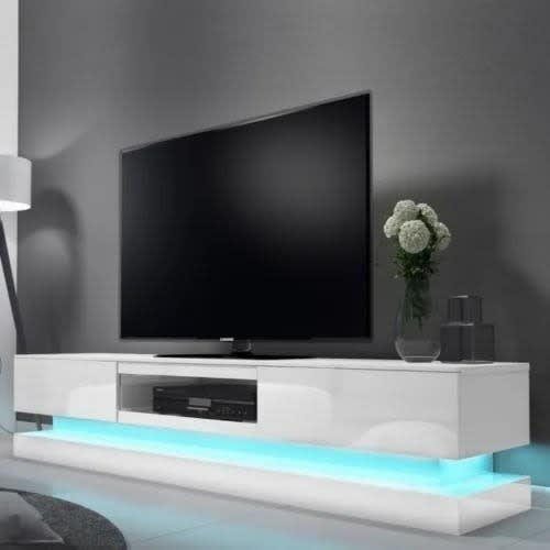 High Gloss Tv Stand - 6ft