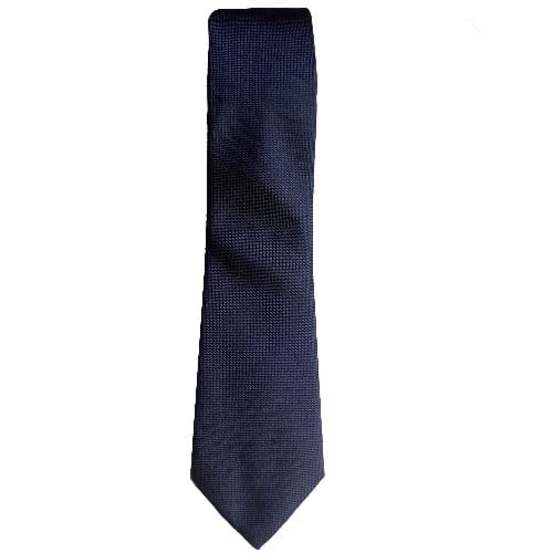 Men's Tie - Navy Blue - Mt-4510
