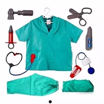 Kid's Medical Doctor Costume Set